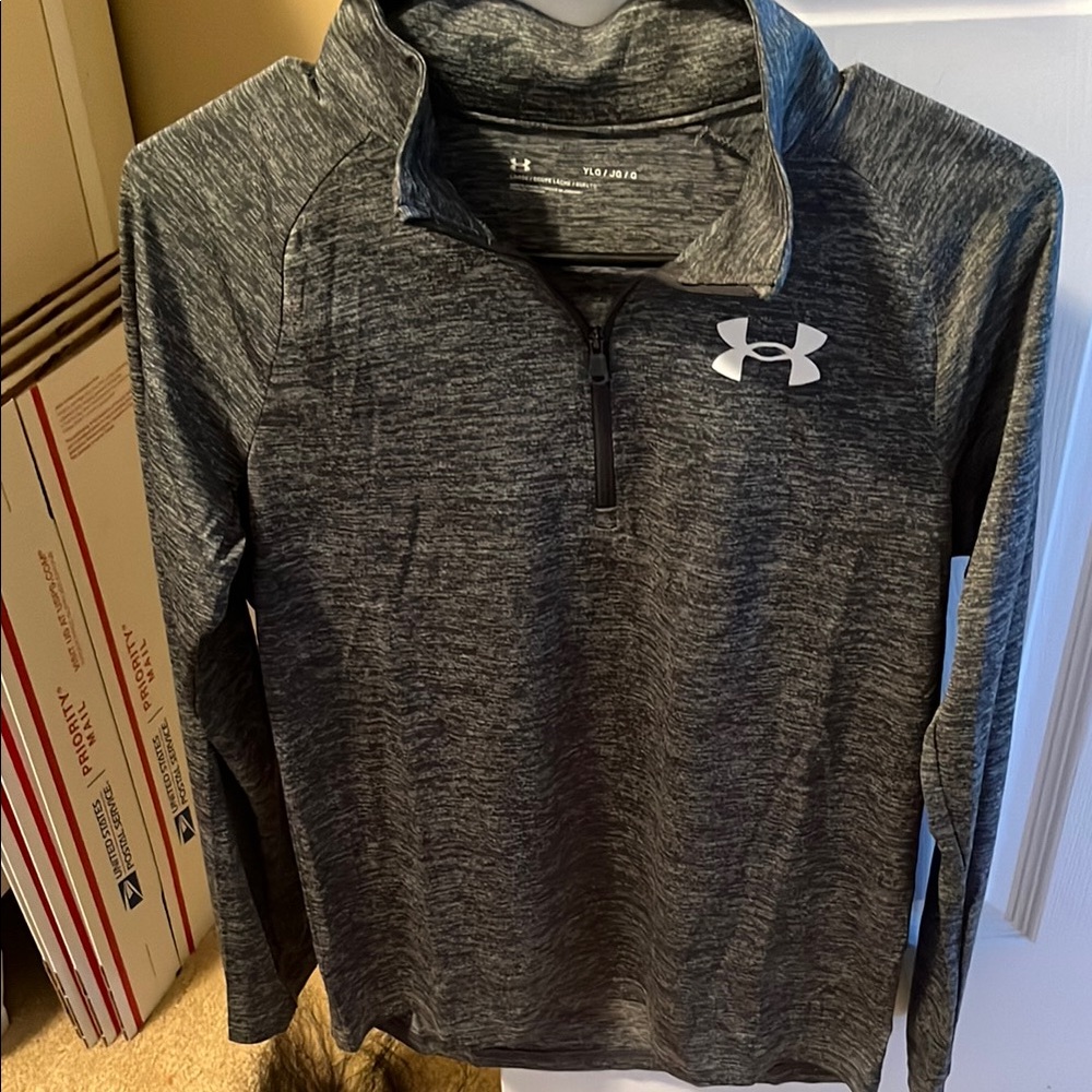 Under Armour Gray Quarter-Zip Pullover